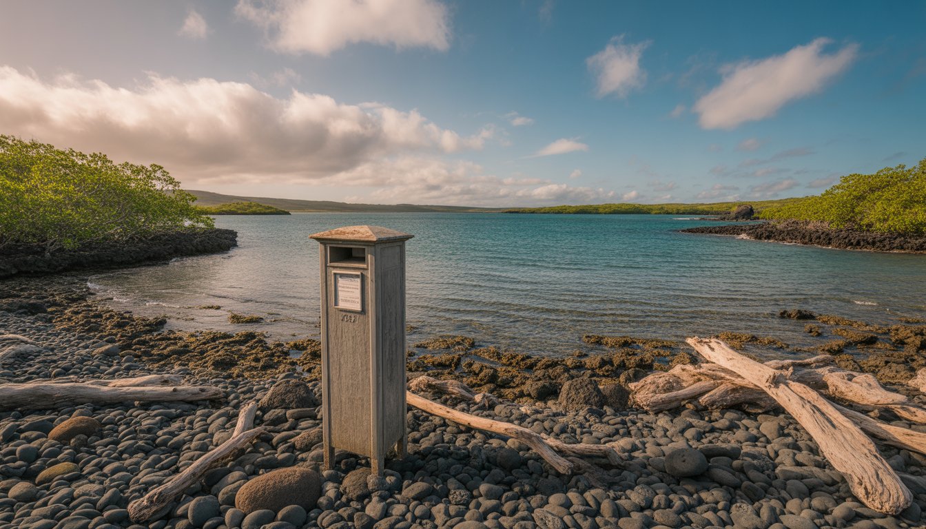 Post Office Bay (Floreana) en Îles Galápagos - Photo
