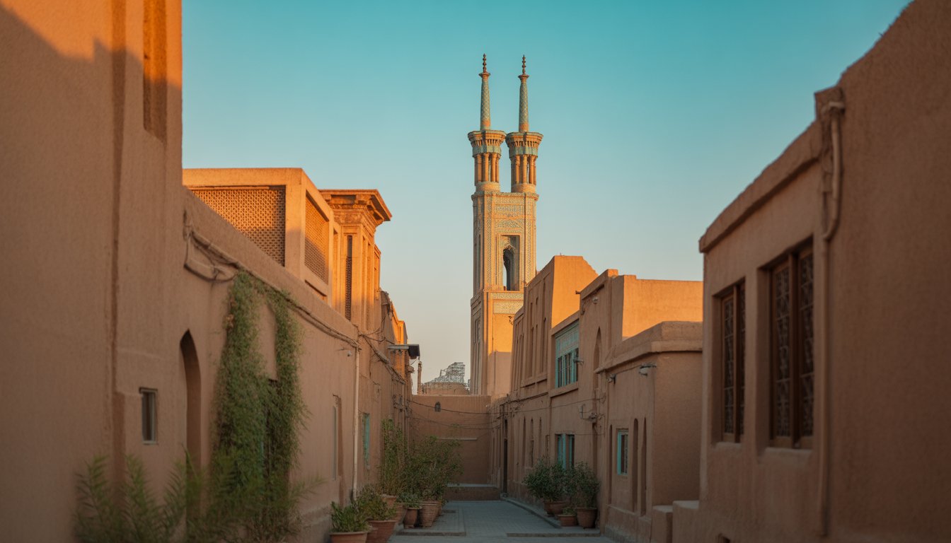 La vieille ville de Yazd en Iran - Photo