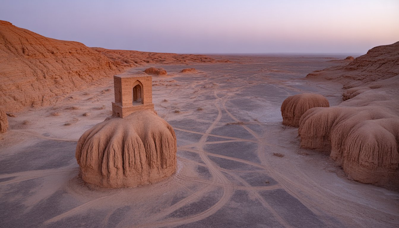 Désert du Lut (Dasht-e Lut) en Iran - Photo