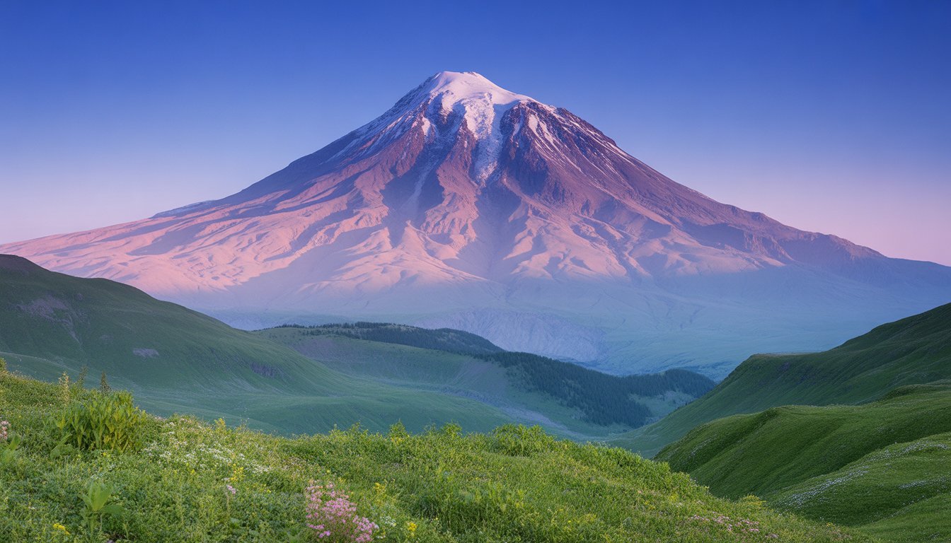 Mont Damavand en Iran - Photo