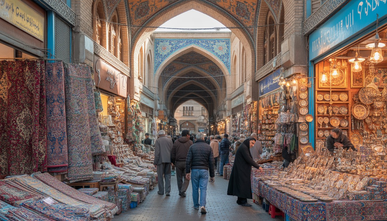 Bazaar de Tabriz en Iran - Photo