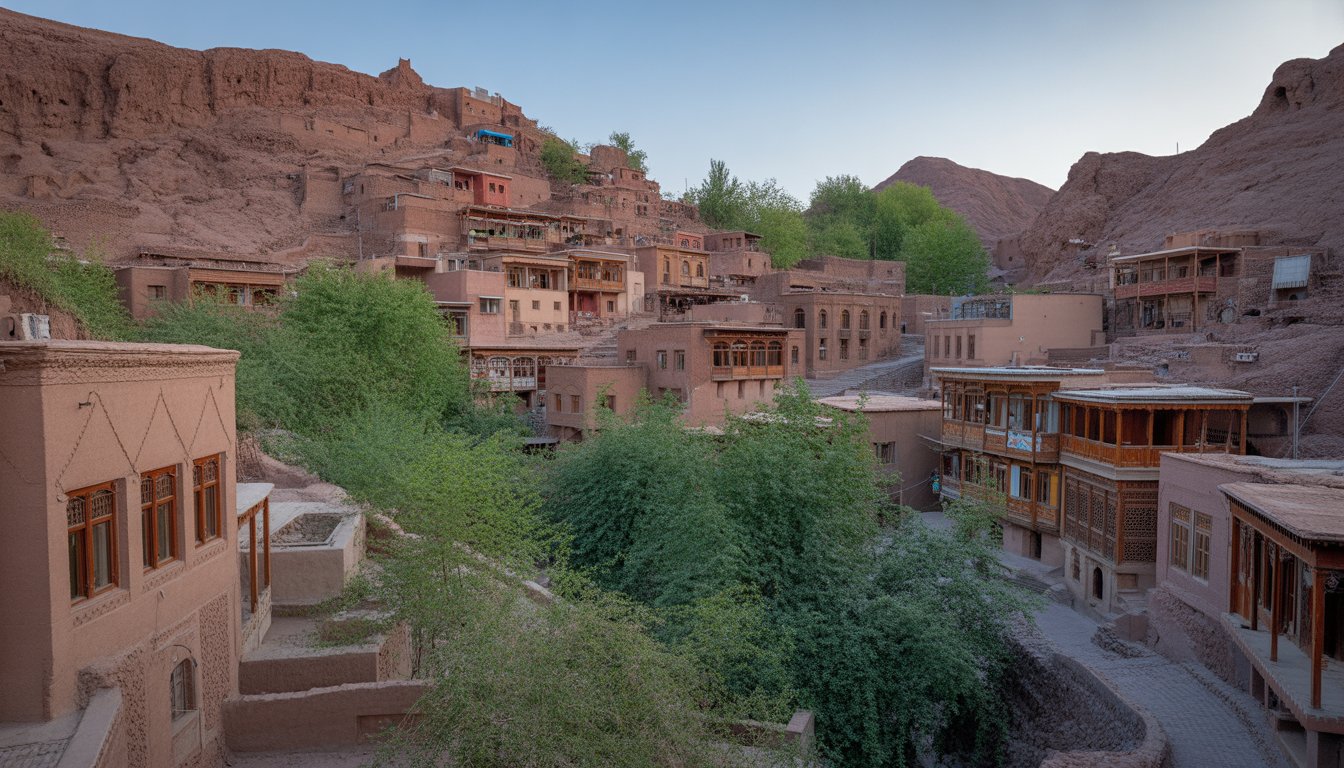 Village d'Abyaneh en Iran - Photo