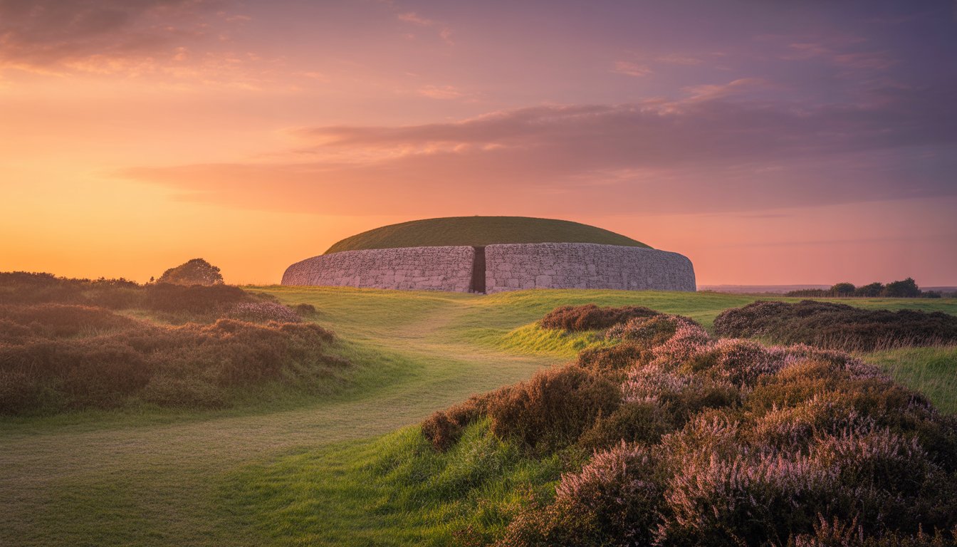 Newgrange (Brú na Bóinne) en Irlande - Photo