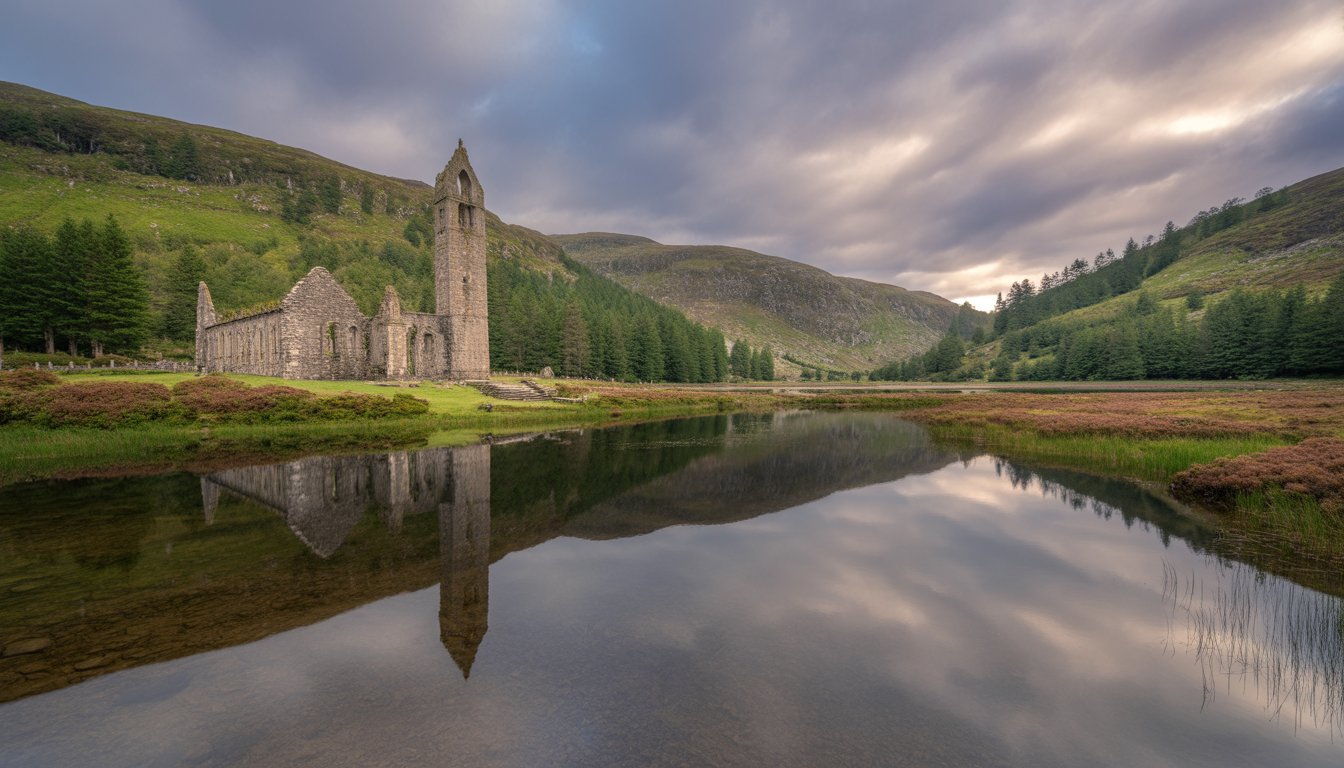 Glendalough (Wicklow Mountains National Park) en Irlande - Photo