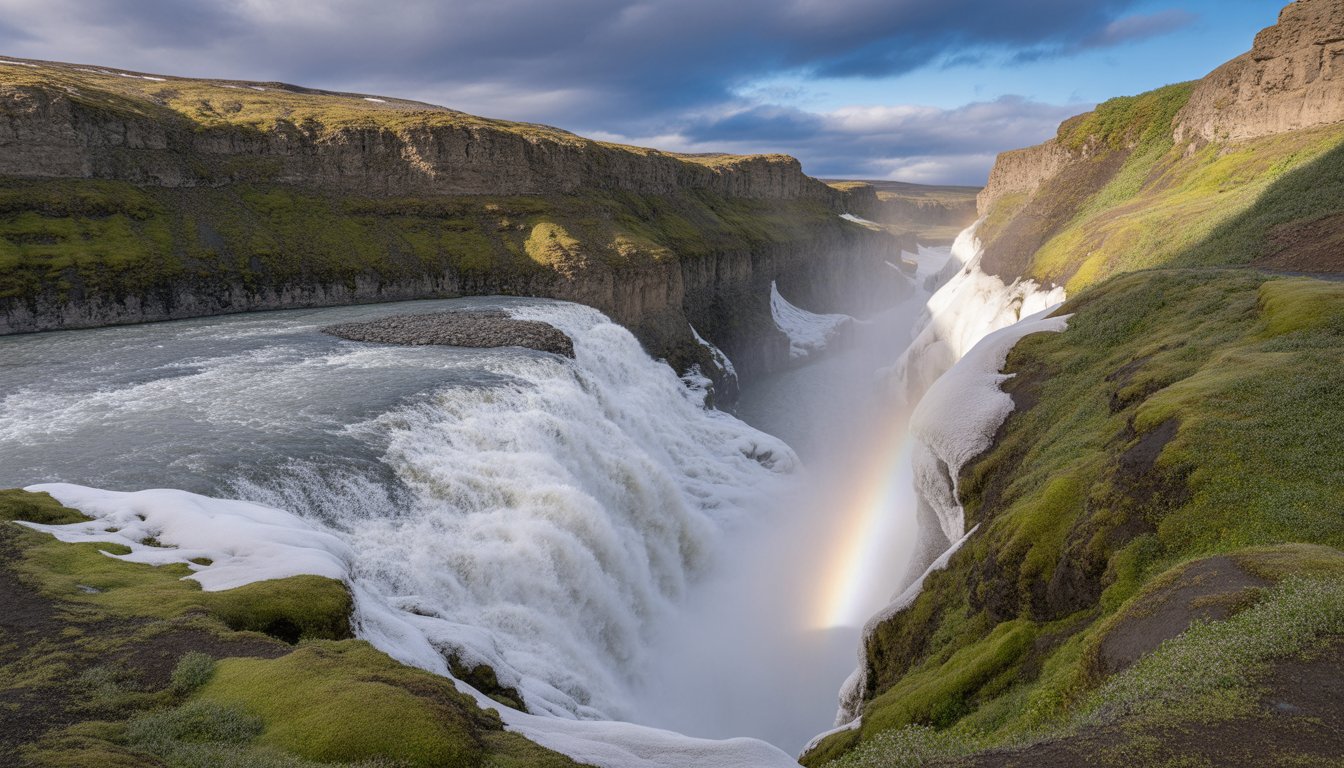 Gullfoss en Islande - Photo
