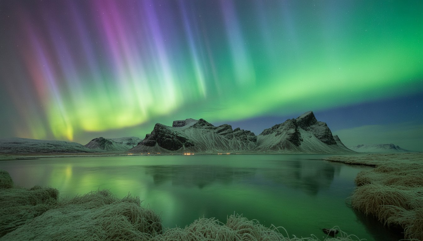 Aurores boréales (Northern Lights) en Islande - Photo