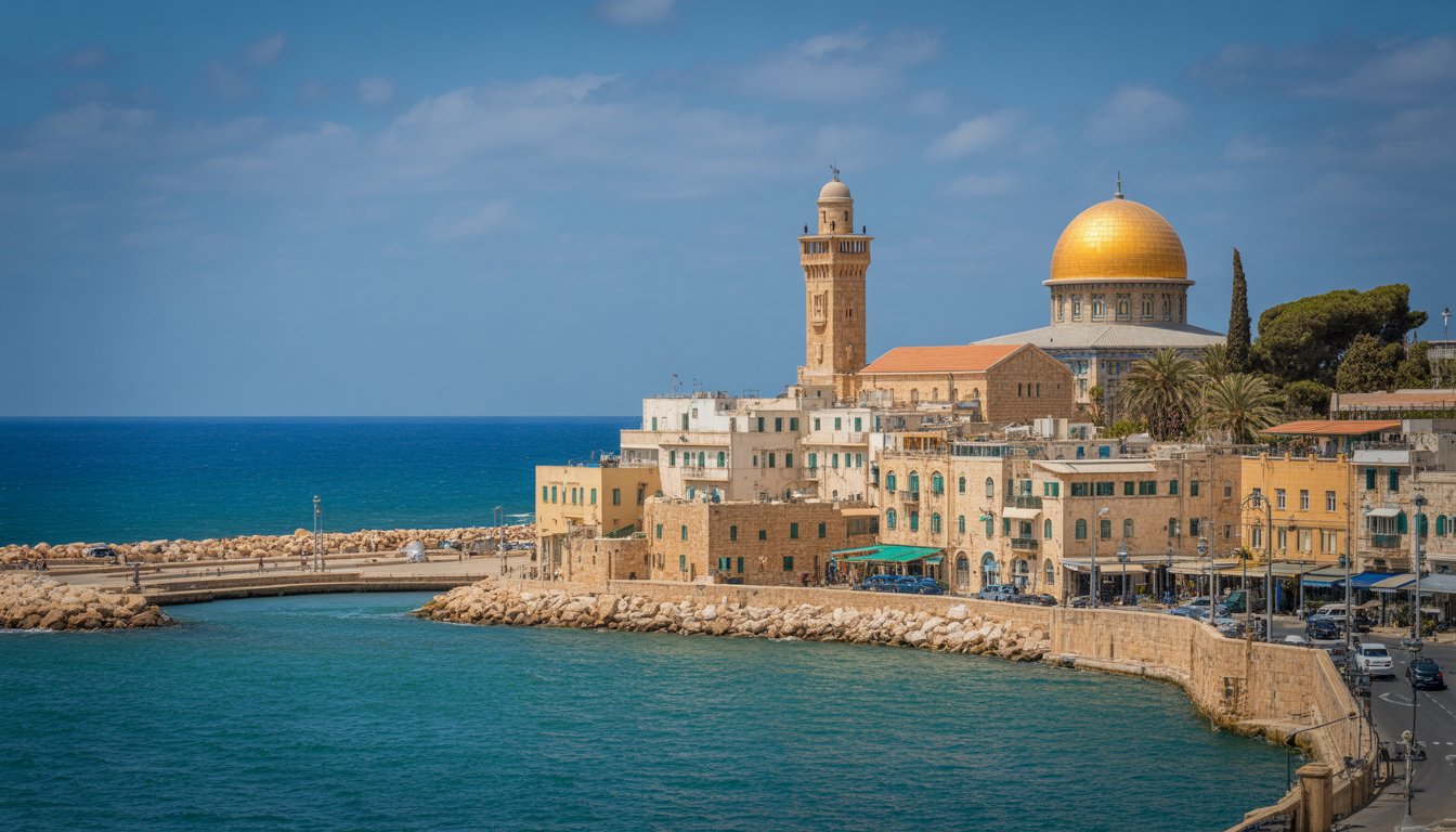Tel Aviv et le vieux port de Jaffa en Israël - Photo