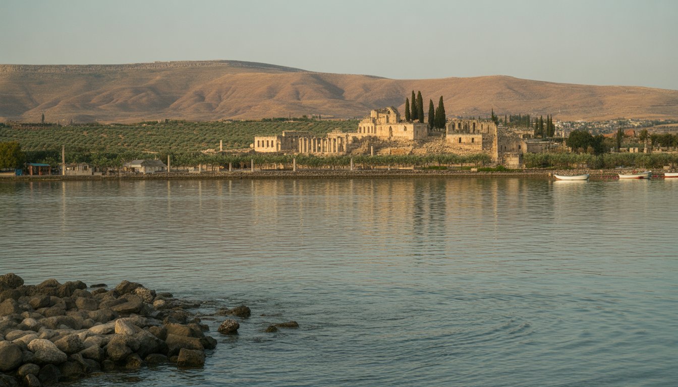 Mer de Galilée et Capharnaüm en Israël - Photo