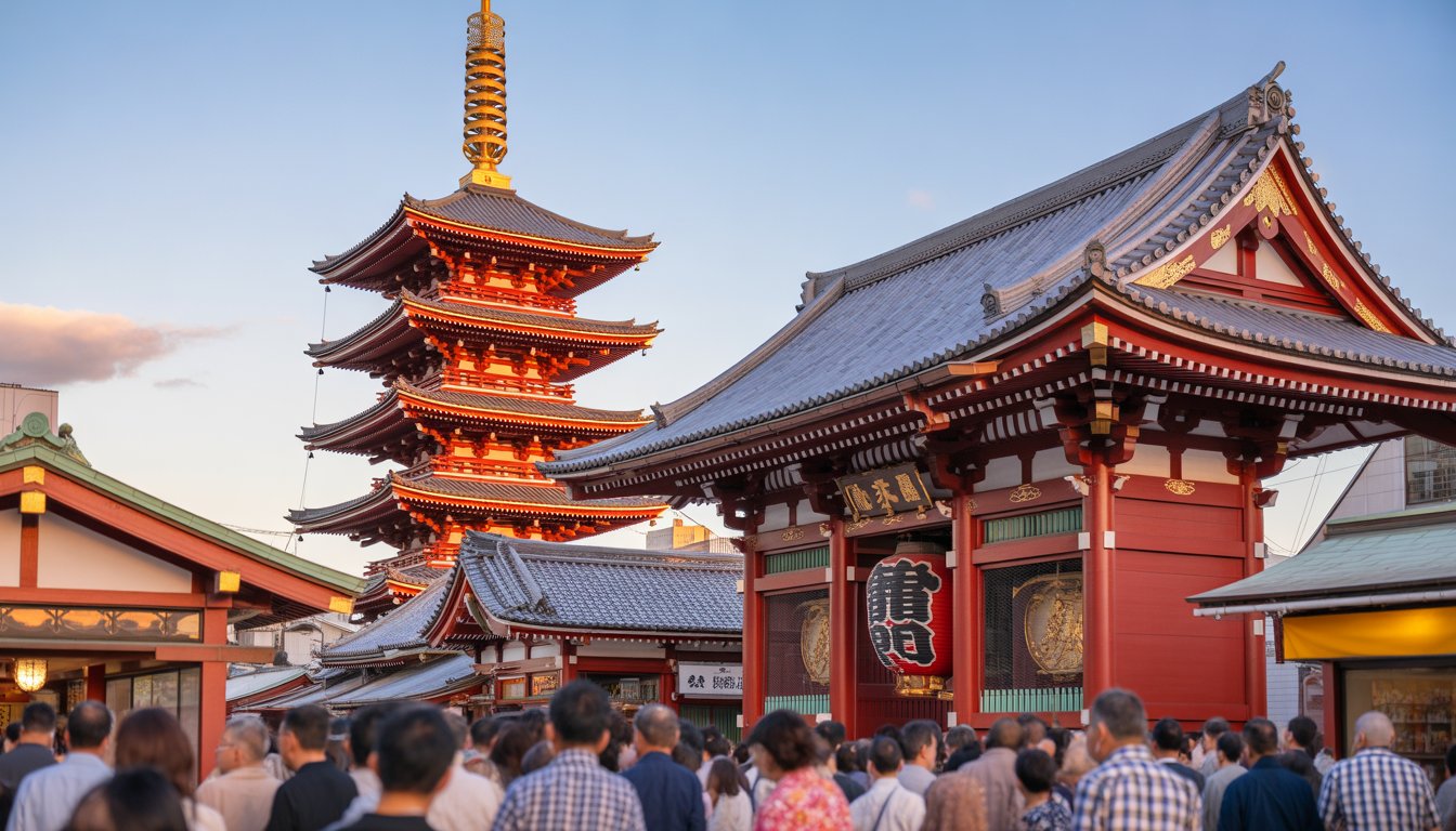 Senso-ji (Asakusa) en Japon - Photo