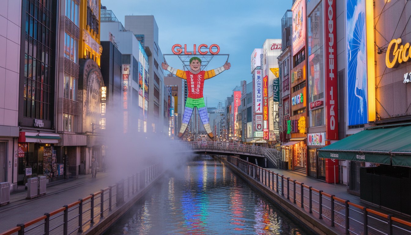 Dotonbori (Osaka) en Japon - Photo