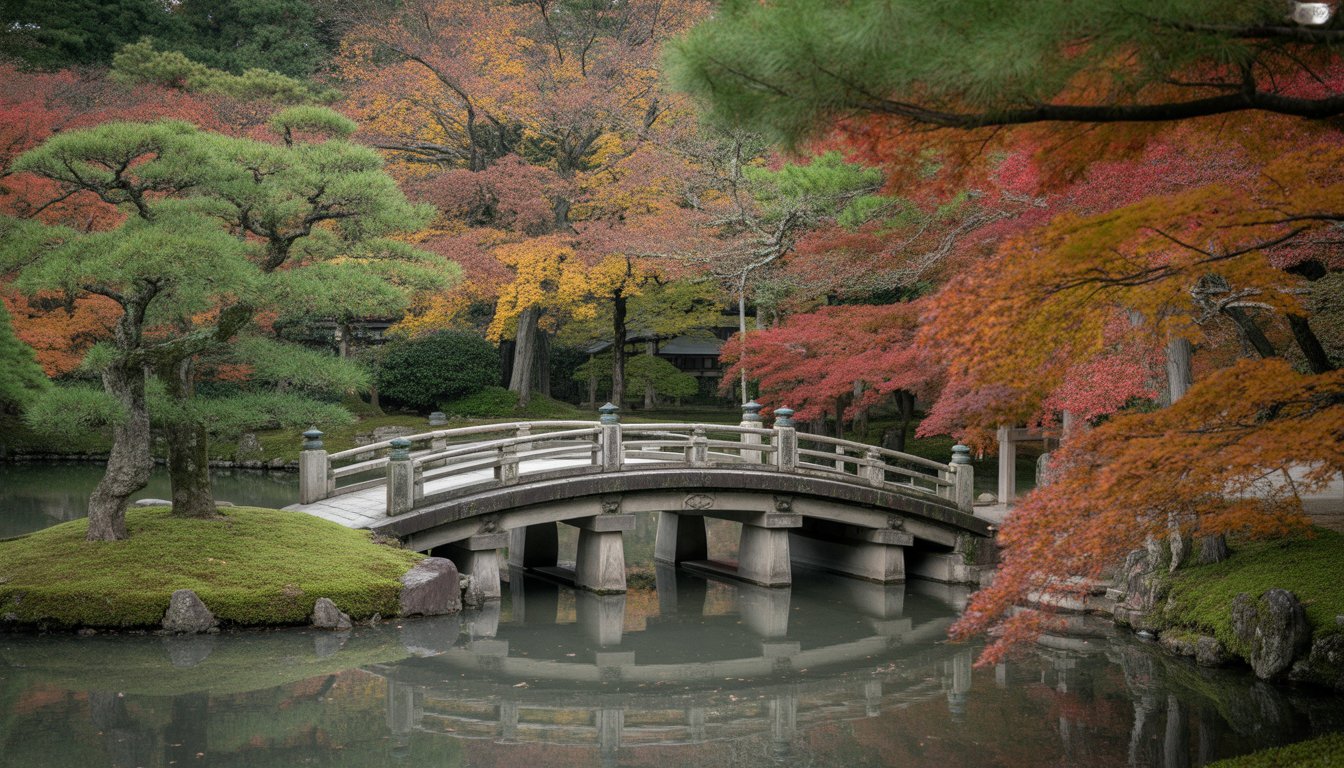Kenroku-en (Kanazawa) en Japon - Photo